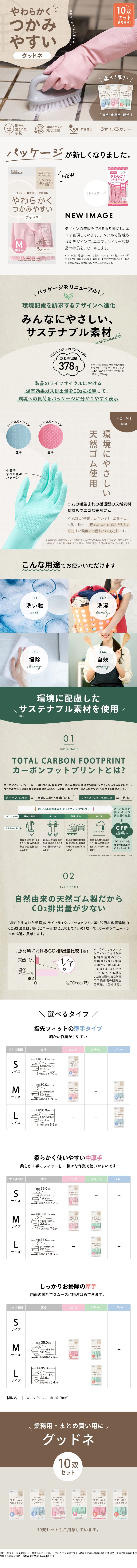 グッドネ（ゴム手袋）／ダンロップホームプロダクツ様