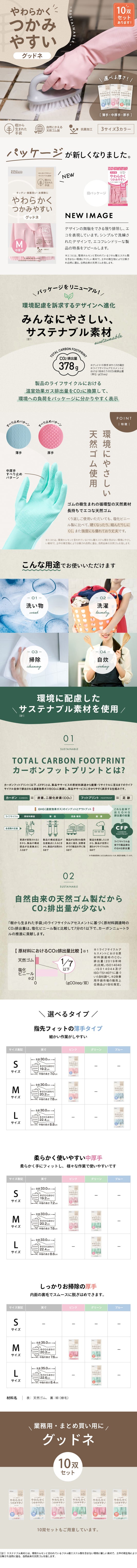 グッドネ（ゴム手袋）／ダンロップホームプロダクツ様